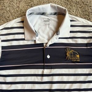 Puma Golf Polo Shirt Medium Meadows At Mystic Lake Minnesota